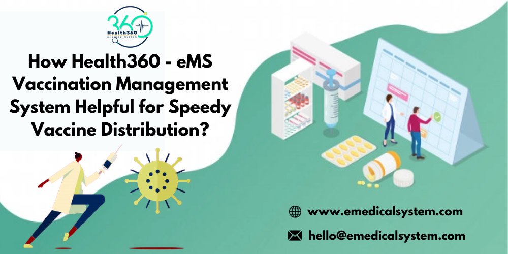 How Health360 – eMS  Vaccination Management System Helpful for Speedy Vaccine Distribution?